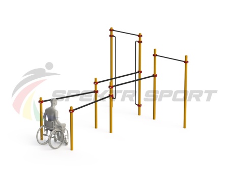 Купить Спортивный комплекс для инвалидов-колясочников WRK-D19_76mm в Асине 