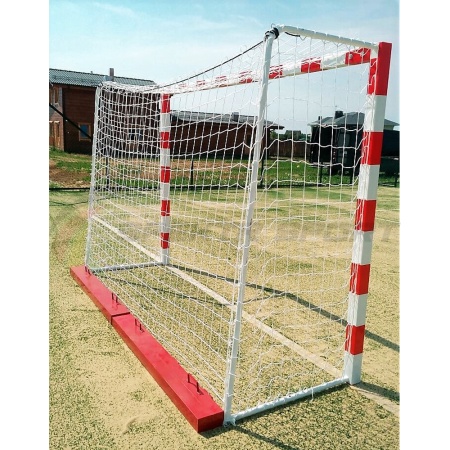 Купить Ворота мини-футбольные без сетки 2х3х1 м. (добровольный серт.) с накидным противовесом 25 кг в Асине 