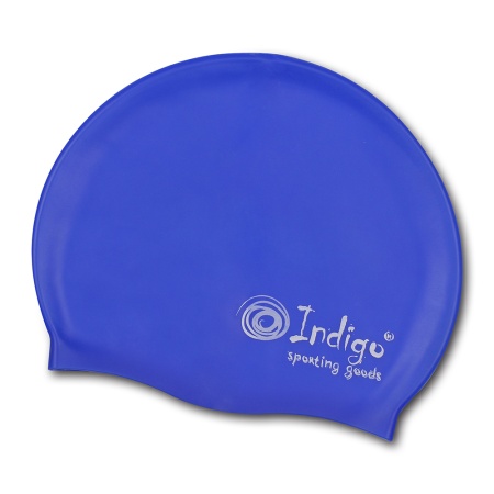 Купить Шапочка для плавания силиконовая Indigo однотонная  в Асине 